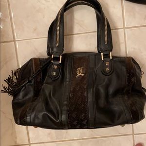 Black leather L.A.M.B. Purse